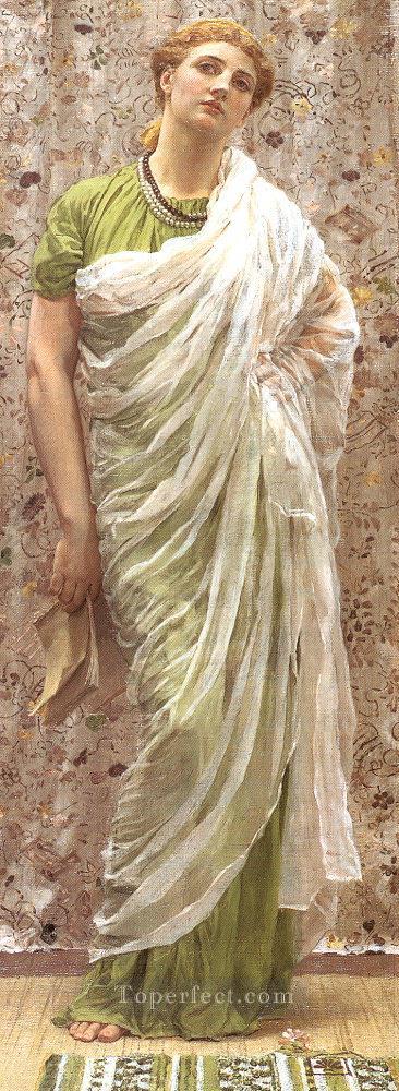 物語の終わりの女性像 アルバート・ジョセフ・ムーア油絵